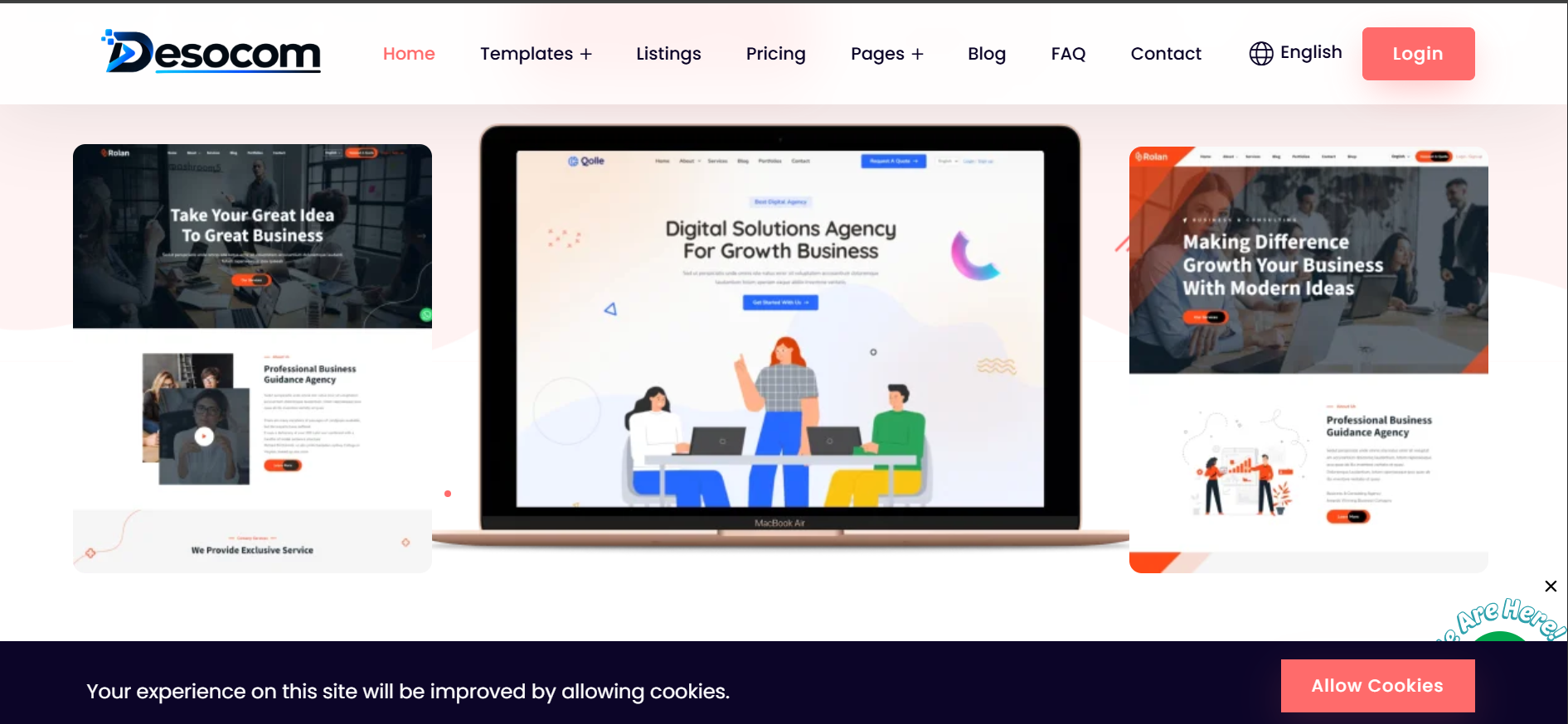 Bizhub Multipro – Plataforma SaaS para Crear Sitios Web de Negocios